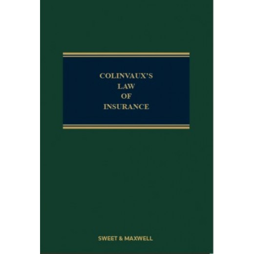 Colinvaux's Law of Insurance 13th ed with 1st Supplement